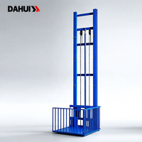 Monte-charge hydraulique robuste à double colonne CE, avec écran LCD anti-collision, taille personnalisée, pour usine et entrepôt multi-étages