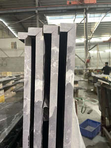 Encimera de piedra de cuarzo de gran tamaño 3200*1600mm, encimera de cocina o baño de piedra artificial negra - Product Image 3