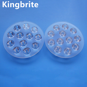 <span class=keywords><strong>95mm</strong></span> 12 en 1 de alta potencia Pmma óptico redondo 3535 Led lente Array Multi Led Chip lente para lámpara Par - Product Image 1