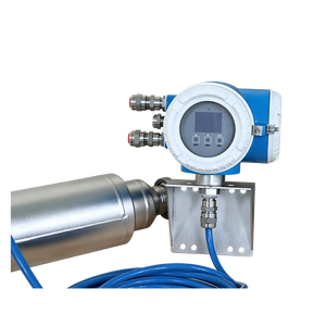 Débitmètre massique Coriolis à tube droit sanitaire pour eau/huile avec mesure de densité et de température LCD en acier inoxydable - Product Image 5