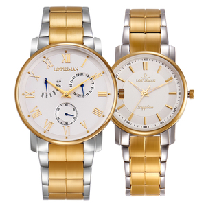 ロータスマン ファッション カジュアルウォッチ メンズ腕時計 ステンレススチール製 日本製ムーブメント搭載 クォーツ時計 - Product Image 2