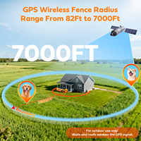 Neues Hundetrainingshalsband Kabelloses GPS-Zaun Intelligentes Hundehalsband Grenzabgrenzung App Kostenlos Ohne Abonnement