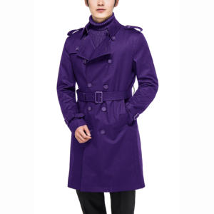 Manteau long en cachemire pour homme, <span class=keywords><strong>trench</strong></span>-coat, grande taille, haute qualité, nouveau design - Product Image 6