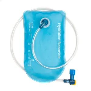 Azul 1L TPU bexiga de água hidratação Bexiga de água 3 Litros Hidratação Pack Bexiga Reservatório Leak-Proof Não tóxico