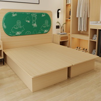 Ensemble de meubles de chambre d'hôtel moderne, élégant et polyvalent, ensemble complet lit et armoire pour appartements locatifs, personnalisation disponible