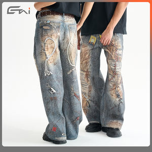 Etai Kleding Heren Jeans Custom 3d Print Baggy Jeans Denim Hiphop Heren Jeans Hoge Kwaliteit - Product Image 4