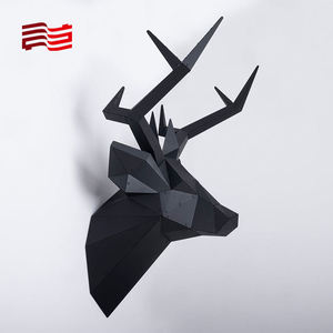 Estatua decorativa <span class=keywords><strong>de</strong></span> busto <span class=keywords><strong>de</strong></span> Buck, estatua <span class=keywords><strong>de</strong></span> Animal, águila, Tigre, caballo, cabeza <span class=keywords><strong>de</strong></span> ciervo, escultura para <span class=keywords><strong>caza</strong></span>, cabina, decoración, arte <span class=keywords><strong>de</strong></span> Vida Silvestre, regalo <span class=keywords><strong>de</strong></span> exhibición para el hogar - Product Image 4