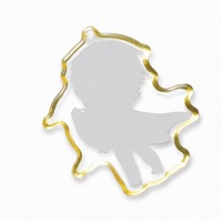 Porte-clés photo numérique promotionnel personnalisé en acrylique, design Kawaii, dessin animé, anime, plastique transparent avec paillettes, logo personnalisé, mignon, OEM