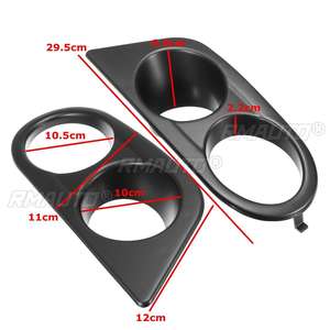 Cubierta de Fibra de Carbono para Faros Antiniebla BMW E46 M3 2001-2006, Negro Brillante, Marco de Rejilla para Faros Antiniebla, Cubierta de Conducto de Aire, Cubierta de Faro Antiniebla - Product Image 6