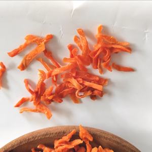 Strisce di Carota Disidratate Biologiche Nutrienti e Salutari, Certificato ISO9001 HACCP, Alimenti Istantanei per Condimenti, Salse e Cottura - Product Image 3