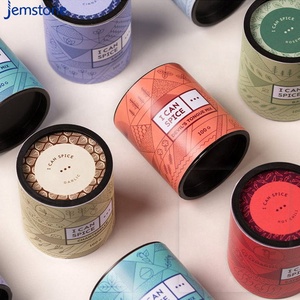 Emballage personnalisé écologique pour thé en vrac, boîte ronde biodégradable en papier kraft, tube en carton pour sachet de thé - Product Image 5