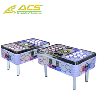 Arcade Craft Studio ACS-0062-S Jeux d'arcade d'intérieur à monnayeur pour enfants, Machine de jeu de frappe aux haricots Whack Mole pour 2 joueurs, Divertissement familial