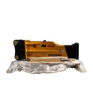 Martillo Hidráulico de Alta Calidad con Certificación CE ISO SOOSAN para Excavadoras de 15-18 Toneladas, Demolición de Hormigón, Rotura de Rocas - Product Image 1