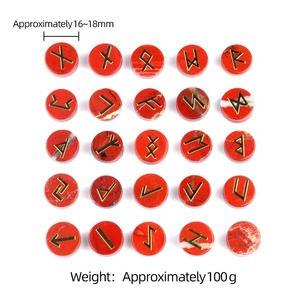 25-mảnh độc đáo trang trí nội thất và hàng thủ công thiết lập tự nhiên Rune đá với phù thủy biểu tượng và Thiền bói toán Phong Cách Tình Yêu - Product Image 2