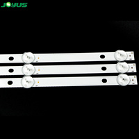 JS-JP43A71081ER.909L JY-656 (91210) rétro-éclairage LED intelligent pour 43 "RO WA Tv 830mm 8 Leds/pc 3 pièces/ensemble 3V lentille ronde Joyus Company