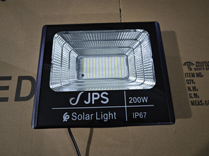 Superbright ngoài trời IP67 năng lượng mặt trời Powered LED Flood Light 60W 100W 200W 300W 400W năng lượng mặt trời lũ đèn loạt - Product Image 2