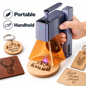 Machine de gravure laser LaserPecker 2, fournisseur d'usine, 5W, pour gravure rapide sur bois, acrylique et verre coloré, DIY - Product Image 1