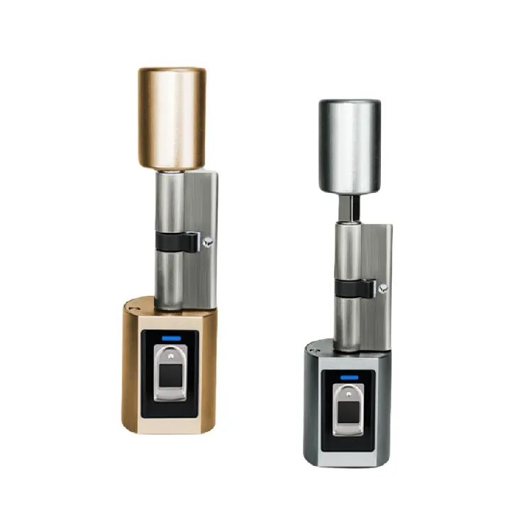 Electronic Euro Cylinder Door Lock Stock in Europe TTlock / TUYA APP Adjustable Cylinder Size Waterproof Smart Cylinder Lock