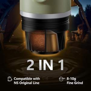 Macchina per Espresso Portatile, Leggera, Manuale, Ideale per Viaggi, Mini Macchina per Caffè Espresso per Casa - Product Image 2