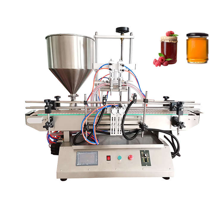 Máquina de enchimento de molho, máquina de enchimento de mel pequena da pasta do molho da frasco da fábrica ubl