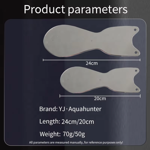 Leurre de pêche à la traîne TGD de haute qualité OEM 8 pouces/9,5 pouces, leurres de pêche au saumon 20 cm/24 cm, chrome argenté, grands flashers Spin Doctor avec rubans - Product Image 5