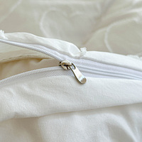 Ensemble de literie doux et moelleux avec imprimé cœur, taille King, housse de couette de qualité hôtelière de luxe avec taie d'oreiller, hiver, haute qualité