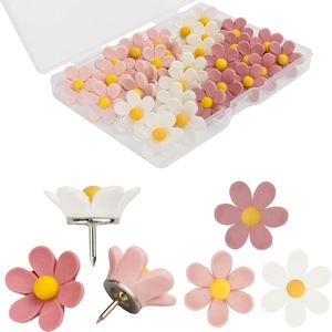 Chinchetas <span class=keywords><strong>de</strong></span> Resina 3D con Forma <span class=keywords><strong>de</strong></span> Flor <span class=keywords><strong>de</strong></span> Seis Pétalos, Estilo Boho, Chinchetas <span class=keywords><strong>de</strong></span> Fieltro para Pared <span class=keywords><strong>de</strong></span> <span class=keywords><strong>Fotos</strong></span>, Herramientas para Acolchado y Accesorios para Tableros <span class=keywords><strong>de</strong></span> Manualidades - Product Image 5