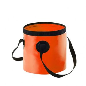 Cubo Plegable para Lavar de 10L de Capacidad para Camping y Pesca al Aire Libre, Material PVC 600D, Suministro Directo de Fábrica - Product Image 1