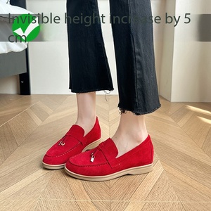 Vente directe usine : Nouveaux mocassins décontractés confortables à bout peu profond pour femmes grandes tailles 2026 - Product Image 5