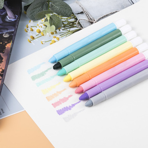 Crayón sedoso de 8 colores, resaltador de Gel suave de <span class=keywords><strong>Color</strong></span> <span class=keywords><strong>Pastel</strong></span>, No se seca - Product Image 2