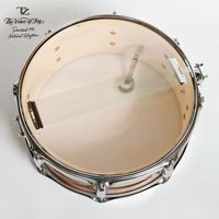 Factory Direct Sale Natural Wood Color 14-inch Small Snare Drum Percussion Instrument