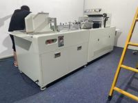 Imprimante jet d'encre Lansong YMCK à passage unique, entièrement automatique, haute vitesse, 1200 dpi pour papier kraft, boîtes à pizza, boîtes en carton