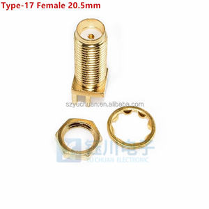 Alésage intérieur Positive Foot <span class=keywords><strong>Plugin</strong></span> Connecteurs RF Connecteurs coaxiaux-KE Femelle 20.5mm - Product Image 2