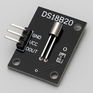 Módulo de sensor de temperatura digital personalizable con salida UART TTL ± 0,5 °C de precisión basada en termistor DS18B20 <span class=keywords><strong>NTC</strong></span> - Product Image 1