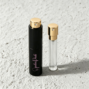 8ml <b>10ml</b> Aluminum Glass Refillable <b>Bottles</b> Customized logo Scent Pump Case Atomizer Perfume <b>Bottle</b> for Traveling - Product Image 1