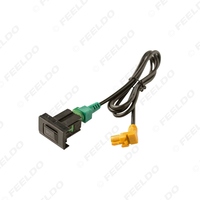 Adaptateur de données USB de voiture, interrupteur, bouton, faisceau de câbles pour Volkswagen, Audi, Skoda, adaptateur Audio de câble USB