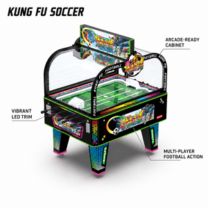 Tavolo da Calcio Balilla Commerciale Multigiocatore Kung <span class=keywords><strong>Fu</strong></span> con Illuminazione a LED, Macchina Arcade a Moneta per Calcio Balilla - Product Image 3