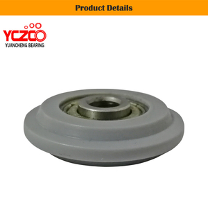 Rueda Ranurada de POM con Rodamiento 626 ZZ <span class=keywords><strong>para</strong></span> Rieles de <span class=keywords><strong>Puertas</strong></span> <span class=keywords><strong>y</strong></span> Ventanas <span class=keywords><strong>Correderas</strong></span> (Rodillo Guía de Leva) - Product Image 1