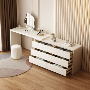 Miroir de coiffeuse <span class=keywords><strong>vintage</strong></span> en verre pour enfant, mini, doré, 1 pièce, petite conception, table de maquillage pour chambre à coucher - Product Image 2