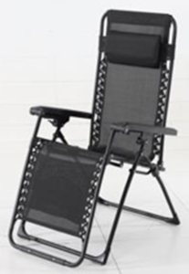 Silla Plegable de Acero para Exteriores, Diseño Moderno de <span class=keywords><strong>Gravedad</strong></span> Cero, Cómoda para Patio, Sala de Estar, Hotel, Hospital - Product Image 2