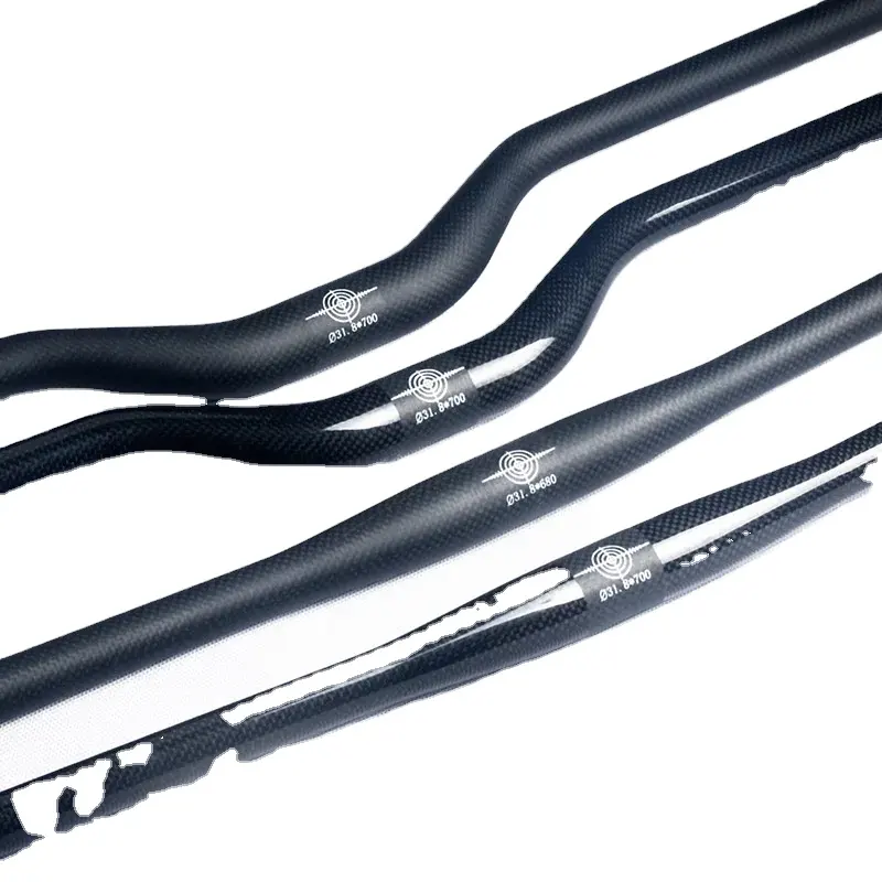 brand BXT carbon fiber bicycle handlebar matt / glossy mountain bike carbon handlebar 600mm - 720mm mtb bicycle parts