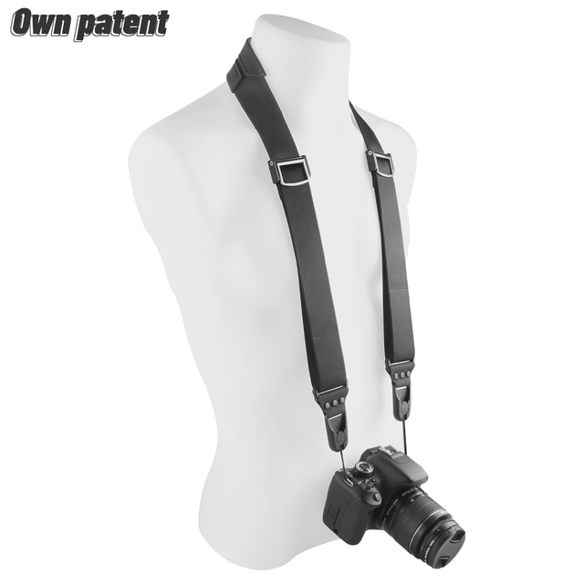 Adjustable Quick-release Nylon Camera Shoulder Strap Wrist Strap Combination for for Fuji and for DSLR SLR Cameras