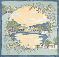 Vente chaude meilleure qualité 100% foulard en soie naturelle 70*70cm impression personnalisée foulards en soie de luxe pour femmes