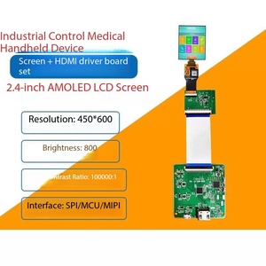 โมดูลจอแสดงผล AMOLED ขนาด 2.4 นิ้ว พร้อมบอร์ด HDMI, ความสว่าง 800 CdM2, ความละเอียด 450x600, อินเทอร์เฟซ SPIMCUMIPI - Product Image 4