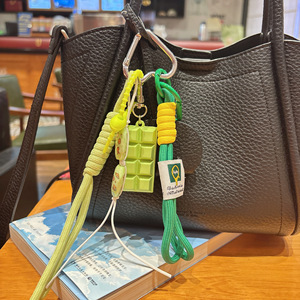 <span class=keywords><strong>Miu</strong></span> ชุดถุงช็อคโกแลตพวงกุญแจขนมปังน้ำอัลคาไลเครื่องประดับสายถักสำหรับโทรศัพท์มือถือ - Product Image 3