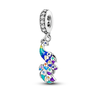 Bracelet <span class=keywords><strong>Pendentif</strong></span> Charme Unisexe Certifié GDTC en Forme de Cœur Plaqué Or avec Zircon Rose Taillé, Série Demon's Eye, Argent Blanc Tendance - Product Image 3
