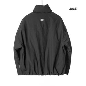 Hot <b>Sale</b> Premium New Design Custom Thick Embossed Hooded Casual Zipper Winter Keep Warm Padded <b>Jacket</b> Character Pattern Men - Product Image 3