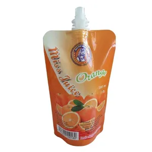 中国供应商饮料食品包装液体喷口袋果汁食品包装喷口袋