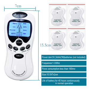 Masajeador TENS de 8 Modos, Terapia Digital, Masaje Corporal Completo, Alivio del Dolor, Máquina de Acupuntura, Electroestimulador - Product Image 5