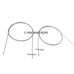 ロープケーブル天井吊り下げワイヤーステンレス鋼ワイヤーロープスリング亜鉛ボールストップエンド鋼線 - Product Image 3